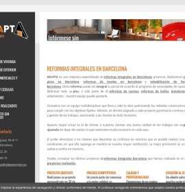 ADAPTA REFORMAS – Architekci, Consulting – roboty inżynieryjne budowlane, Usługodawca | Hiszpania