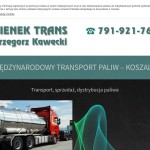 “Gienek Trans” Usługi Transportowe Grzegorz Krawiecki Automotive – Lubricants Oils Fuels, Industry and Manufacturing – Fuels,  polska Firma