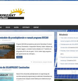 “Solarprojekt Construction” Sp. z o.o.  polska Firma