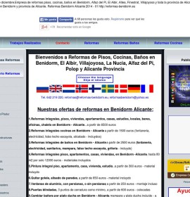 REFORMAS BENIDORM ALICANTE – Consulting – roboty inżynieryjne budowlane, Architekci, poddostawca | Hiszpania
