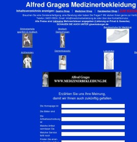 Alfred Grages lekarzy i szpitala Odzież – Odzież robocza Odzież robocza niemiecki sklep internetowy Odzież & obuwie,