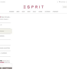 ESPRIT Online-Shop Niemcy – Darmowa wysyłka zamówień ubrania niemiecki sklep internetowy Artykuły dla dzieci, Biżuteria & zegarki, Odzież & obuwie,