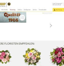 fleurop.de – Flower Delivery – Wyślij kwiaty na całym świecie niemiecki sklep internetowy