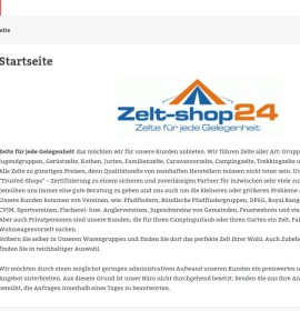 Namiot Shop24 niemiecki sklep internetowy Podróże, Dom i ogród,