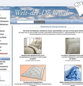 Welt-der-Decken.de – Premium kołdra, pościel i tekstylia domowe niemiecki sklep internetowy Odzież & obuwie, Artykuły dla dzieci,