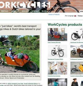 WorkCycles: biznes dla roweru rower rower transportu ładunku, a przede wszystkim stabilnych rowerów niemiecki sklep internetowy Sport & rekreacja, Artykuły dla dzieci,