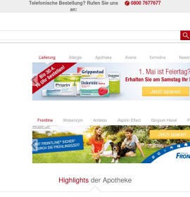 Dyskontowe Apo. Apteki wysyłkowej z najbardziej konkurencyjnej cenie niemiecki sklep internetowy Zdrowie, Podróże,