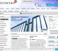 Niuwsky – materiały budowlane – membrany / folie / kleje / ogrodzenia polski sklep internetowy