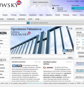 Niuwsky – materiały budowlane – membrany / folie / kleje / ogrodzenia polski sklep internetowy