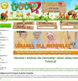 Tututu.pl – artykuły dla dzieci polski sklep internetowy