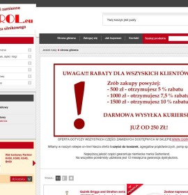 Ogrol.eu – składnica części zamiennych – rolnictwo, dom i ogród polski sklep internetowy