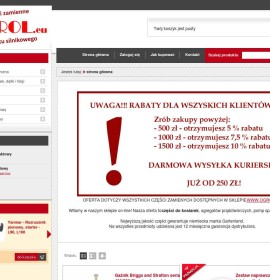 Ogrol.eu – składnica części zamiennych – rolnictwo, dom i ogród polski sklep internetowy