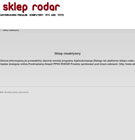 Wielobranżowy sklep online – Sklep Rodar polski sklep internetowy