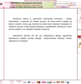 Pasmanteria internetowa Kokonek – sklep online z artykułami do robótek ręcznych polski sklep internetowy