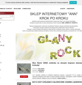 Sklep Internetowy Glany Ann polski sklep internetowy