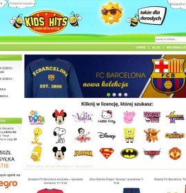 Kids Hits – licencjonowana odzież dla dzieci i dorosłych polski sklep internetowy