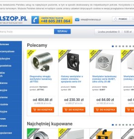 Sklep instalacyjny – Instalszop.pl polski sklep internetowy