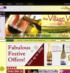 The Village Vine store brytyjski sklep internetowy Prezenty, Artykuły spożywcze,