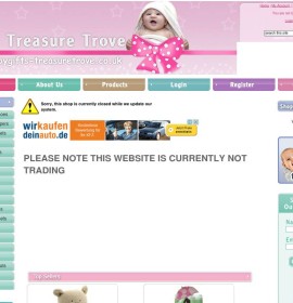Baby Treasure Trove store brytyjski sklep internetowy Prezenty, Artykuły dla dzieci, Muzyka, Odzież & obuwie,