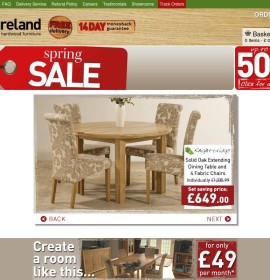 Oak Furniture Land store brytyjski sklep internetowy Dom i ogród, Meble,