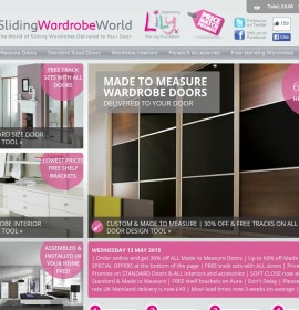 Sliding Wardrobe World store brytyjski sklep internetowy Dom i ogród,