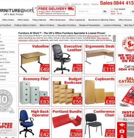 Furniture@Work store brytyjski sklep internetowy Meble, Dom i ogród, Artykuły biurowe,
