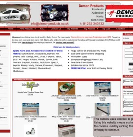 Demon RC Power Products store brytyjski sklep internetowy Motoryzacyjne,