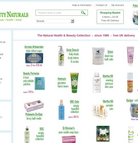 Beauty Naturals store brytyjski sklep internetowy Zdrowie,