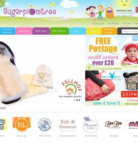 Sugar-Plum Tree store brytyjski sklep internetowy Artykuły dla dzieci, Odzież & obuwie,