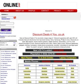 Discount Deals 4 You store brytyjski sklep internetowy Komputery, Fotografia, Sprzęt RTV AGD, Telefony, Oprogramowanie & multimedia,