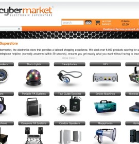 Cybermarket store brytyjski sklep internetowy Telefony,
