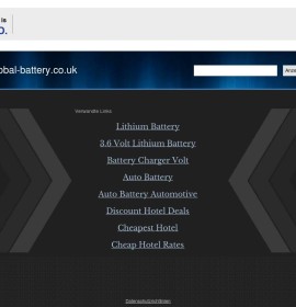 www.global-battery.co.uk store brytyjski sklep internetowy