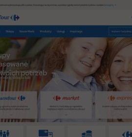 Carrefour sklep supermarket w Polsce (centrala)