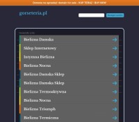 Gorseteria – Moda & sklepy odzieżowe w Polsce