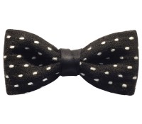 Black And White Polka Dot Bow Tie – Carnet de Mode –