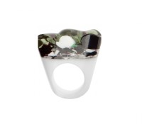 Murano Glass Ring – Translucent – Carnet de Mode – Biżuteria Damska – Biżuteria – Pierścionki,