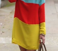 Delightful Color Block Mini Dress – OASAP – Odzież Damska – Suknie – ,