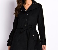 Chic Black High-Low Coat – OASAP – Odzież Damska – Kurtki i płaszcze – Płaszcze,