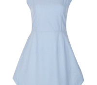 Light Blue Cut Away Tie Back Sleeveless Mini Dress – Choies – Odzież Damska – Suknie – ,