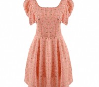 Women's Sweet Bowknot Hubble-bubble Sleeve Chiffon Floral Dress – Cndirect – Odzież Damska – Suknie – ,