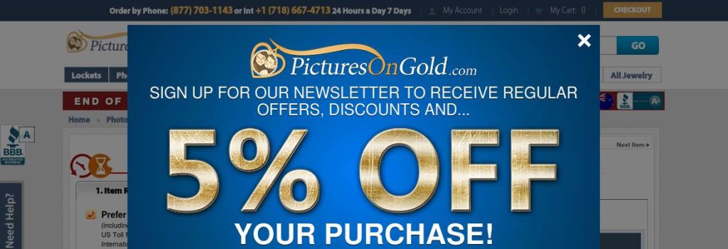 $30 off a 14k Gold Small Heart Photo Pendant